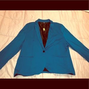 SOLD💙Blue 1X Blazer by Lisa International NWT💙